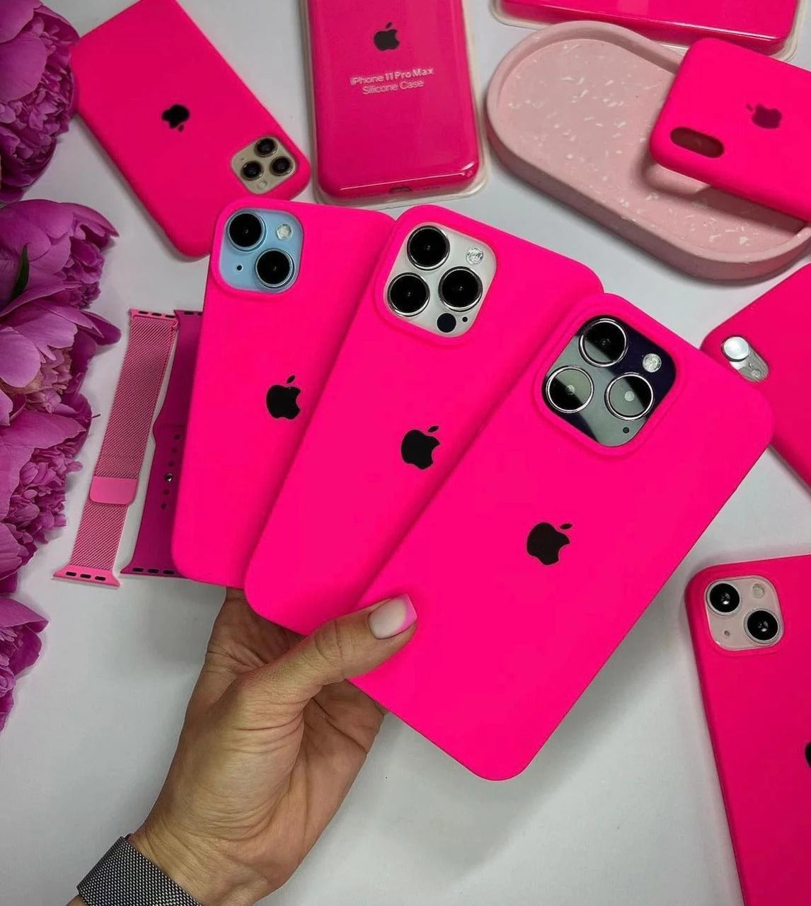 Neon Pink Silicon