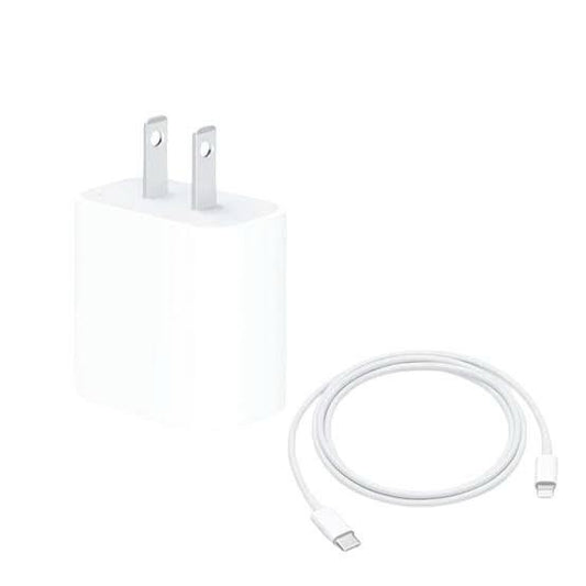 Apple 20W USB-C Power Adapter with USB-C to Lightning Cable (2-Pin Plug)