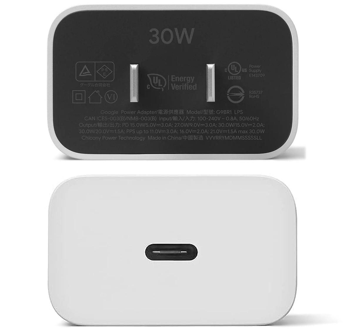 Google 30w charger