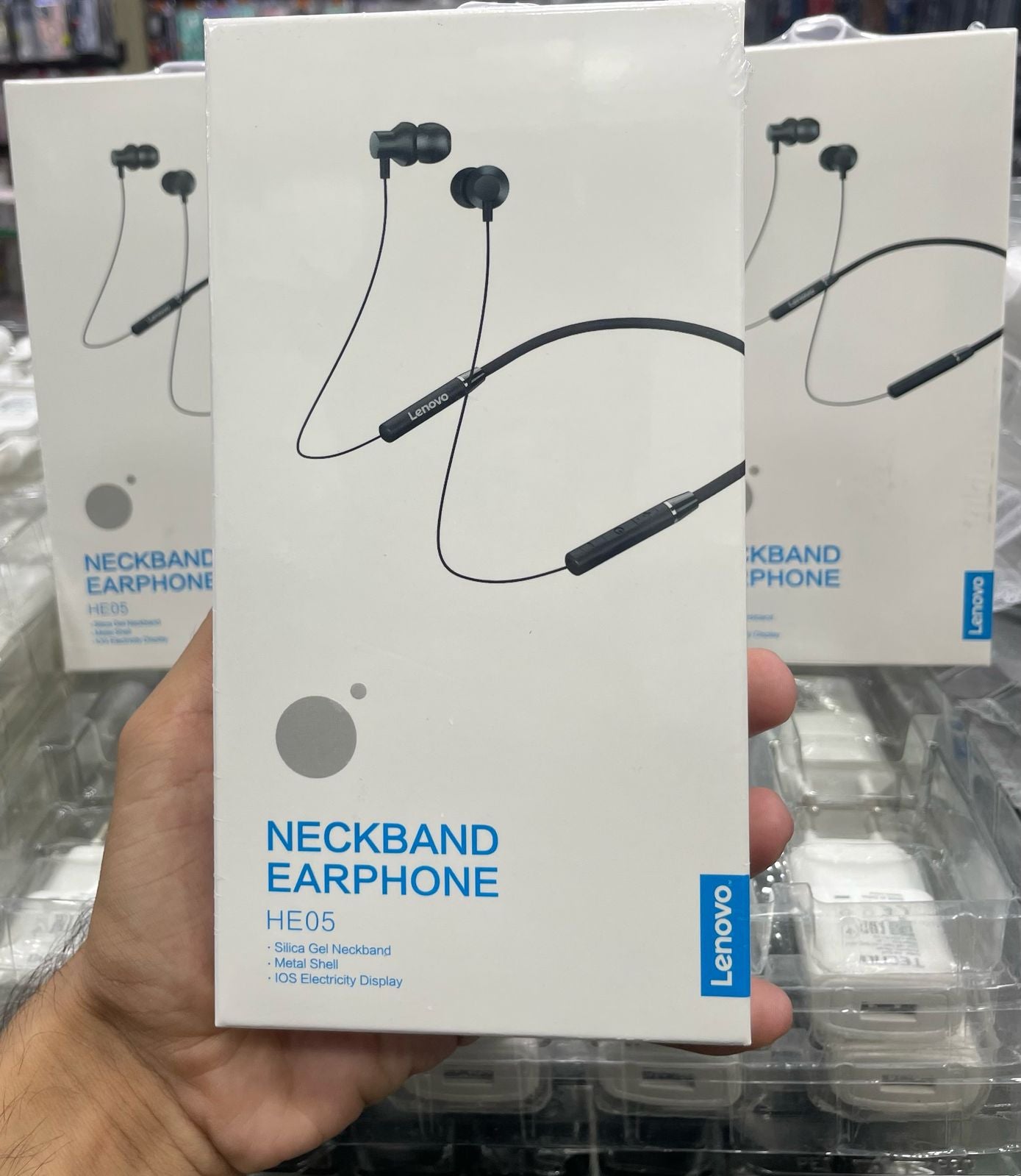 Lenovo HE05 Neckband Bluetooth Headset