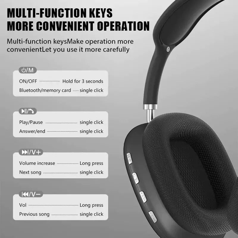 Wireless P9 Headphones